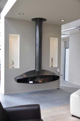 showroom cheminees Steel Diffuson à La Rochelle France