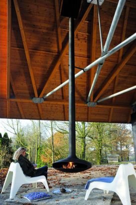 cheminée design pour l'extérieur, Gyrofocus outdoor